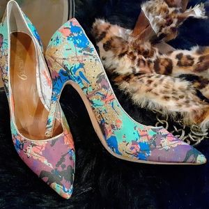 Boutique 9 Multi Color Heels